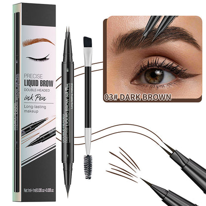 🎉BUY 1 GET 1 FREE🎉2 in 1 Liquid Eyebrow Pen -- Waterproof & Sweatproof