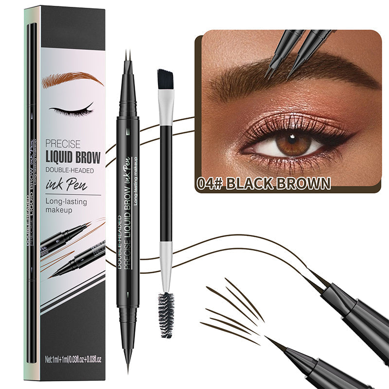 🎉BUY 1 GET 1 FREE🎉2 in 1 Liquid Eyebrow Pen -- Waterproof & Sweatproof