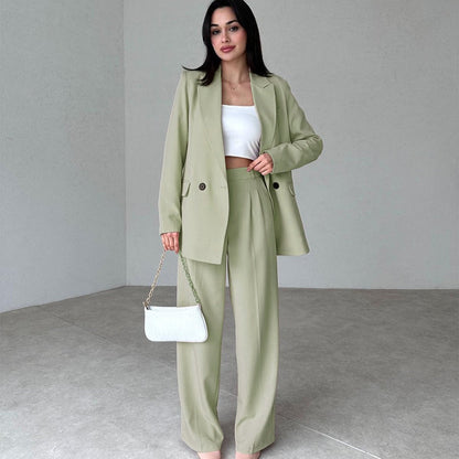 💕Hot Sale 55% OFF💕Women's Long 2-Piece Blazer Suit Set