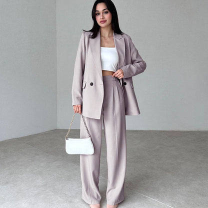 💕Hot Sale 55% OFF💕Women's Long 2-Piece Blazer Suit Set