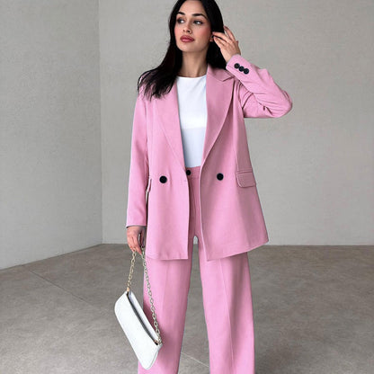 💕Hot Sale 55% OFF💕Women's Long 2-Piece Blazer Suit Set