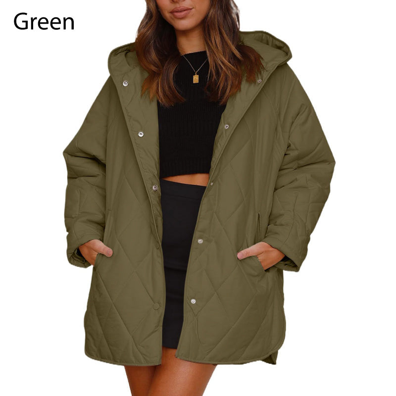 🔥Hot Sale 60% OFF🔥Women's Winter Trendy Lightweight Hooded Quilted Jacket