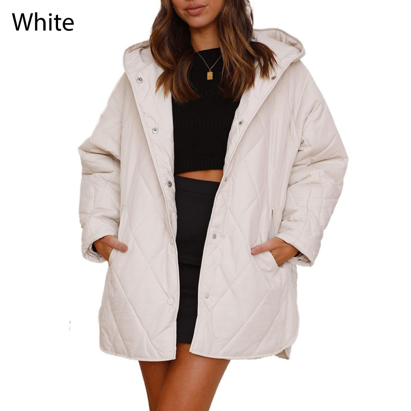 🔥Hot Sale 60% OFF🔥Women's Winter Trendy Lightweight Hooded Quilted Jacket