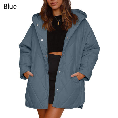 🔥Hot Sale 60% OFF🔥Women's Winter Trendy Lightweight Hooded Quilted Jacket