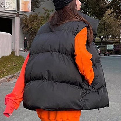 🔥Free shipping for two pieces--Limited Time 50% OFF🔥Women's Quilted Puffer Vest with Pockets