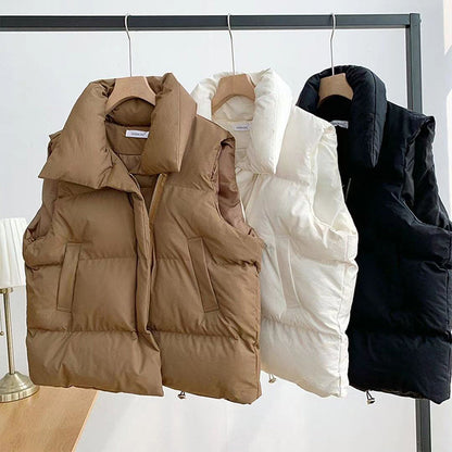 🔥Free shipping for two pieces--Limited Time 50% OFF🔥Women's Quilted Puffer Vest with Pockets