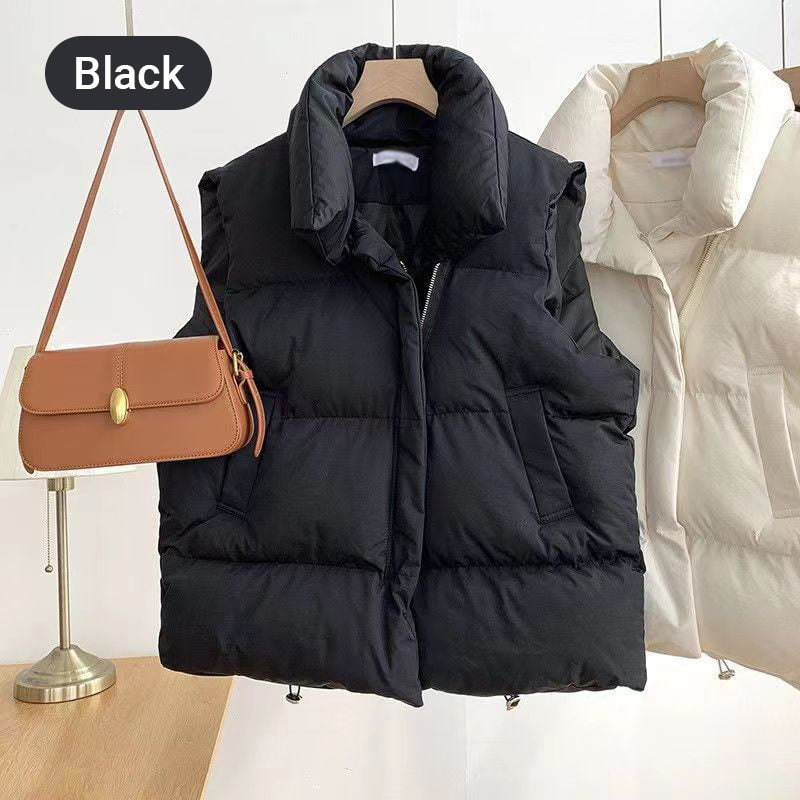 🔥Free shipping for two pieces--Limited Time 50% OFF🔥Women's Quilted Puffer Vest with Pockets