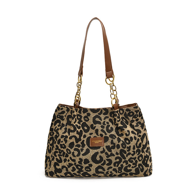 🔥Limited Time 56% OFF🔥Large Capacity Tote Bag with Leopard Print