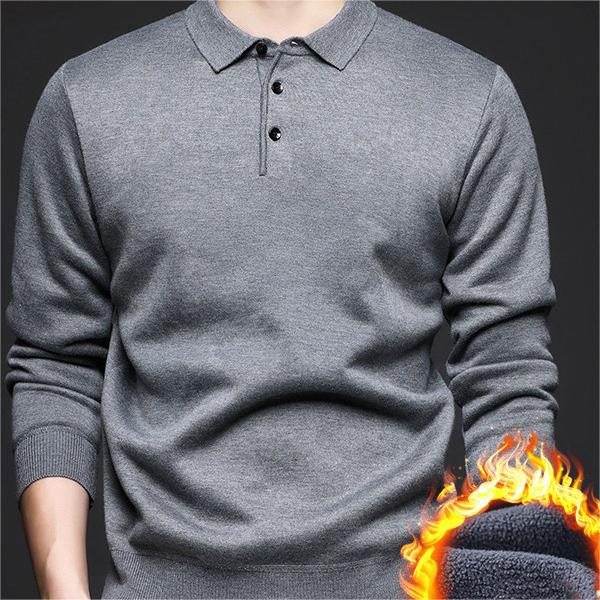 Gift Choice -Men's Winter Lapel Padded Thickened Sweater🐑Selected top quality wool🐑.