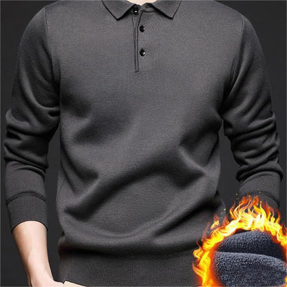 Gift Choice -Men's Winter Lapel Padded Thickened Sweater🐑Selected top quality wool🐑.