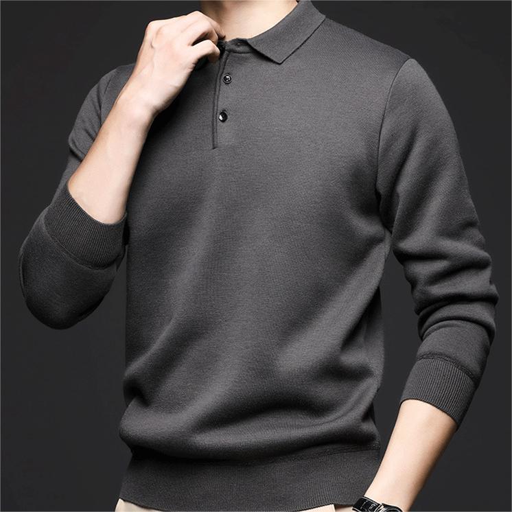 Gift Choice -Men's Winter Lapel Padded Thickened Sweater🐑Selected top quality wool🐑.