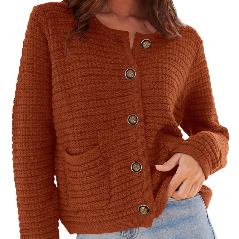 🍂Fall Specials 63% off🍂Cropped Button-Up Cardigan Sweater