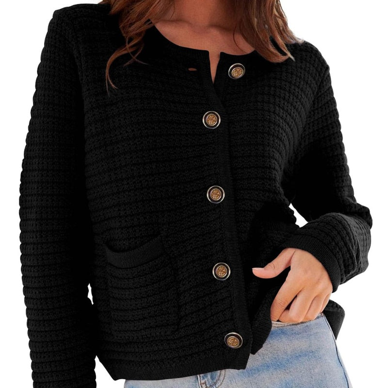 🍂Fall Specials 63% off🍂Cropped Button-Up Cardigan Sweater