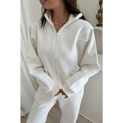 💕Hot Sale 55% OFF💕Triple Threaded High-Neck Casual Sportswear 2-piece set