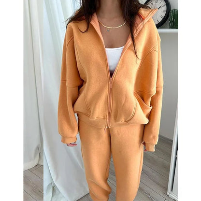 💕Hot Sale 55% OFF💕Triple Threaded High-Neck Casual Sportswear 2-piece set