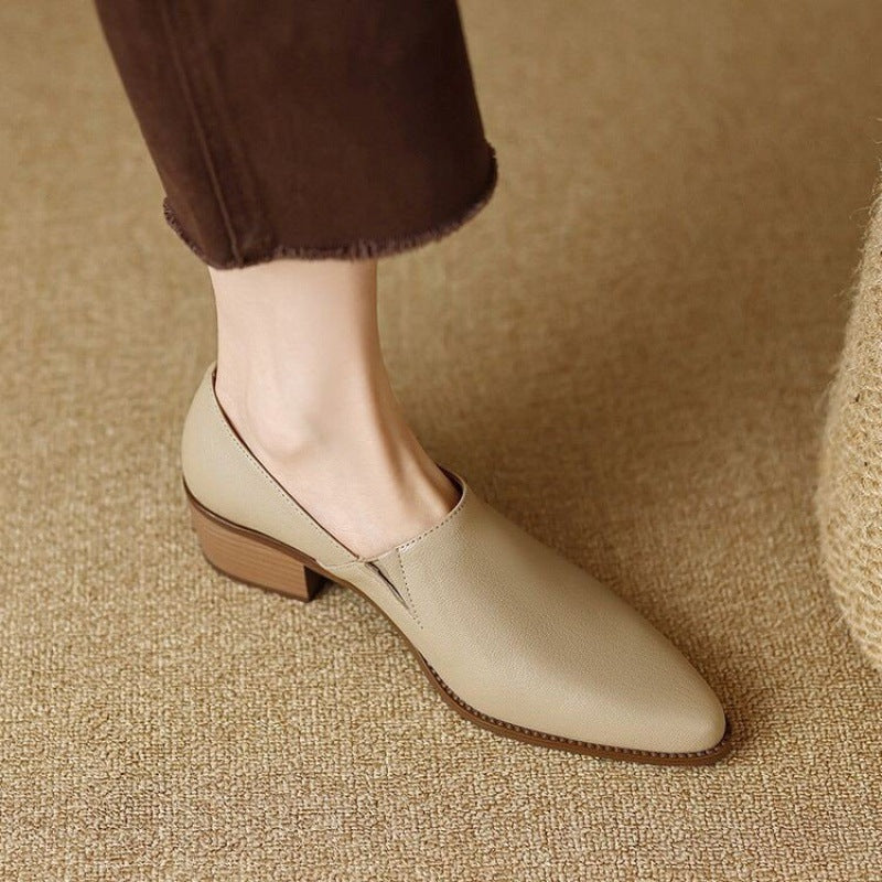 ✨Autumn Hot Sale 60% OFF💕Women's Vintage Pointed Toe Slip-On Soft Shoes