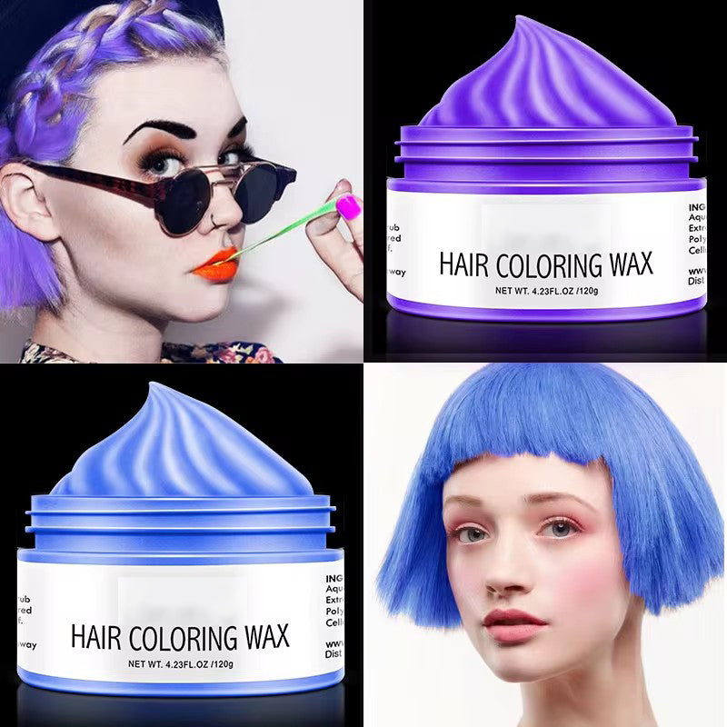 🖤🥳Black Friday Sale 🖤🥳Color Hair Wax - Instantly Natural Hair Color, Natural Ingredients and Washable