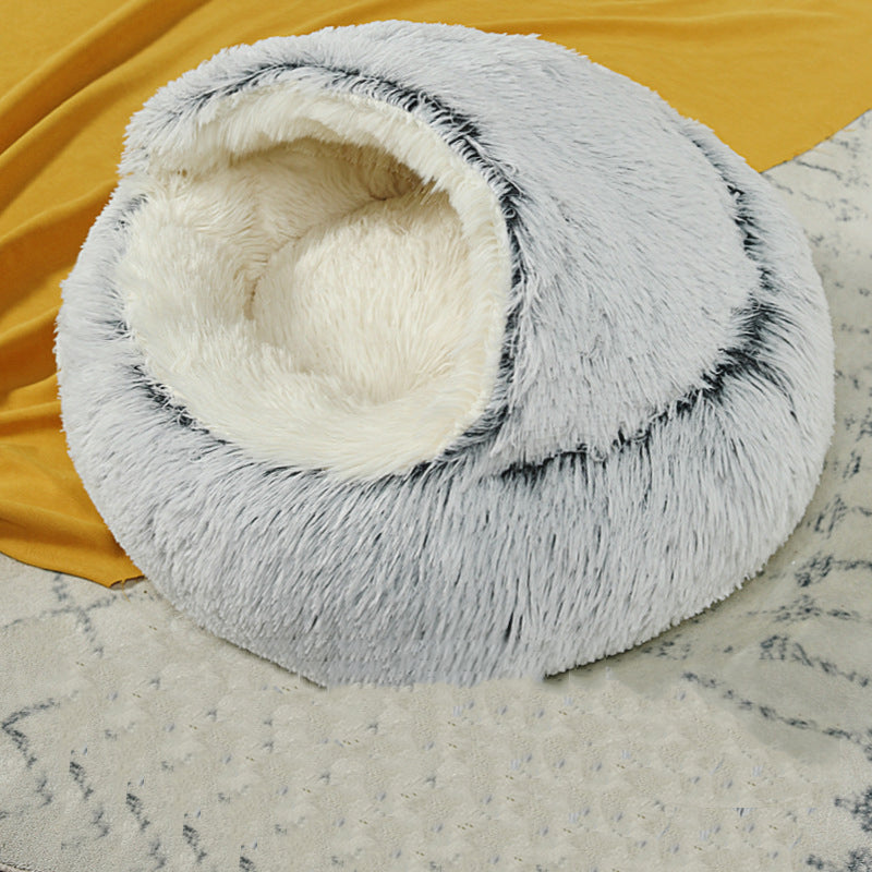 🎁Christmas sales🎄🐶Pluffy bed for dogs and cats - Cozy plush nest-49% OFF😽