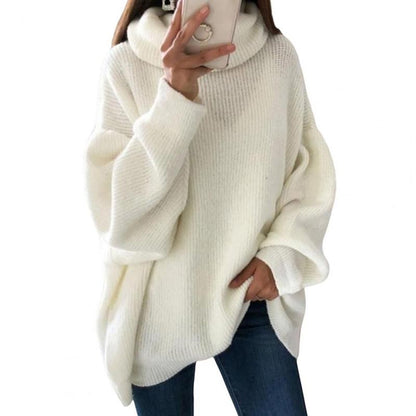 🔥Limited Time 51% OFF🔥Women’s Oversized Turtleneck Solid Color Knit Sweater