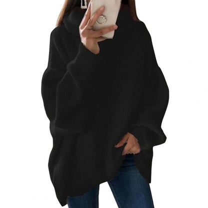 🔥Limited Time 51% OFF🔥Women’s Oversized Turtleneck Solid Color Knit Sweater