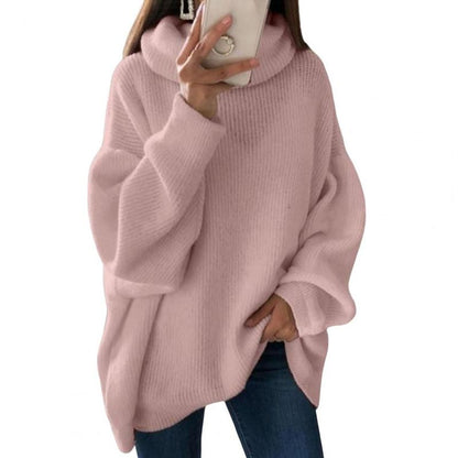 🔥Limited Time 51% OFF🔥Women’s Oversized Turtleneck Solid Color Knit Sweater