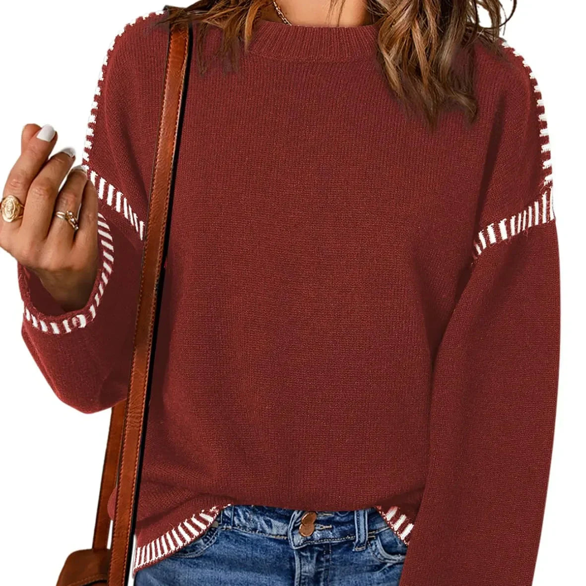 ✨New product discounts 60% OFF✨Women's Casual Knit Pullover Sweater