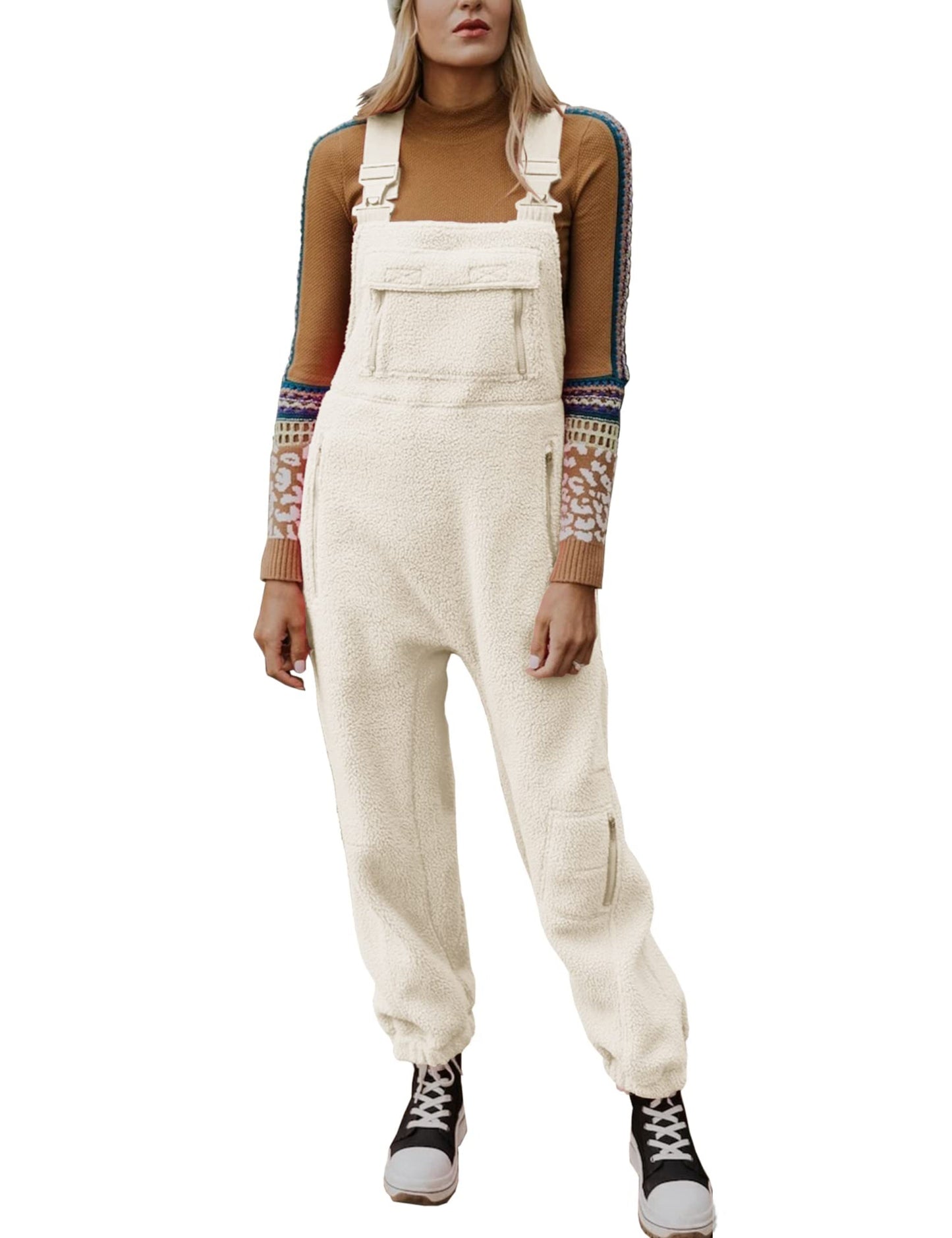 🔥Hot Sell 49% Off🔥2024 New Women's Warm Overalls Loose Casual Jumpsuits💥Buy 2 Free Shipping