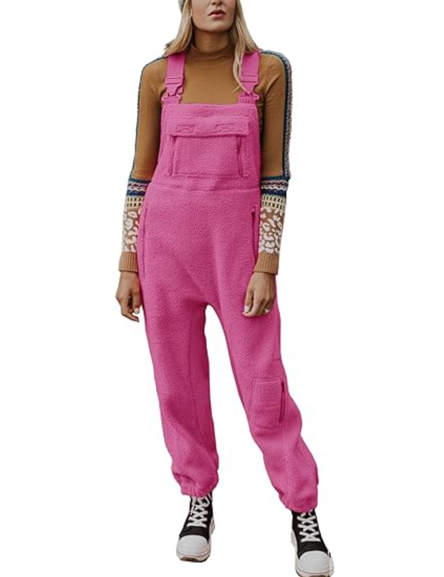 🔥Hot Sell 49% Off🔥2024 New Women's Warm Overalls Loose Casual Jumpsuits💥Buy 2 Free Shipping