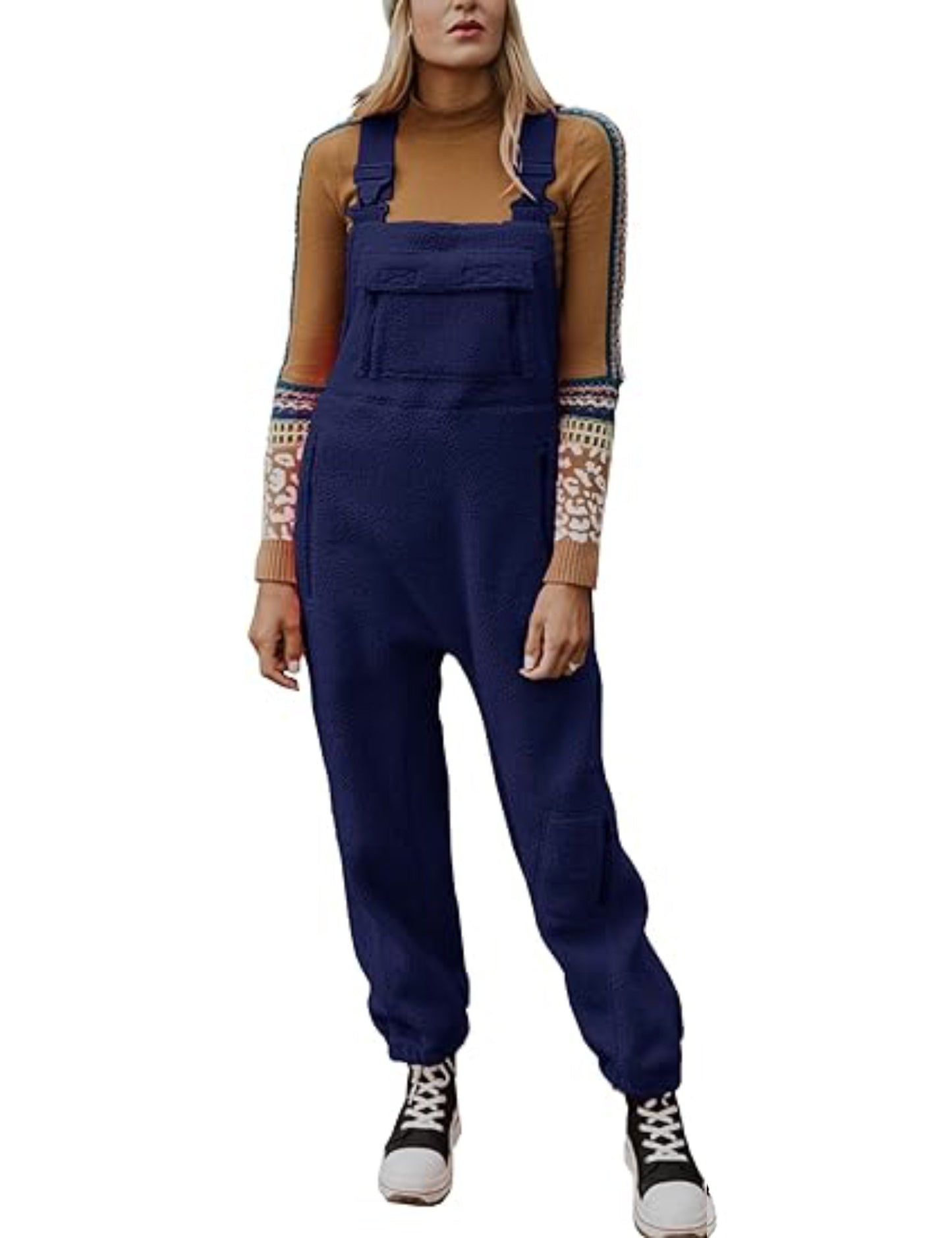 🔥Hot Sell 49% Off🔥2024 New Women's Warm Overalls Loose Casual Jumpsuits💥Buy 2 Free Shipping