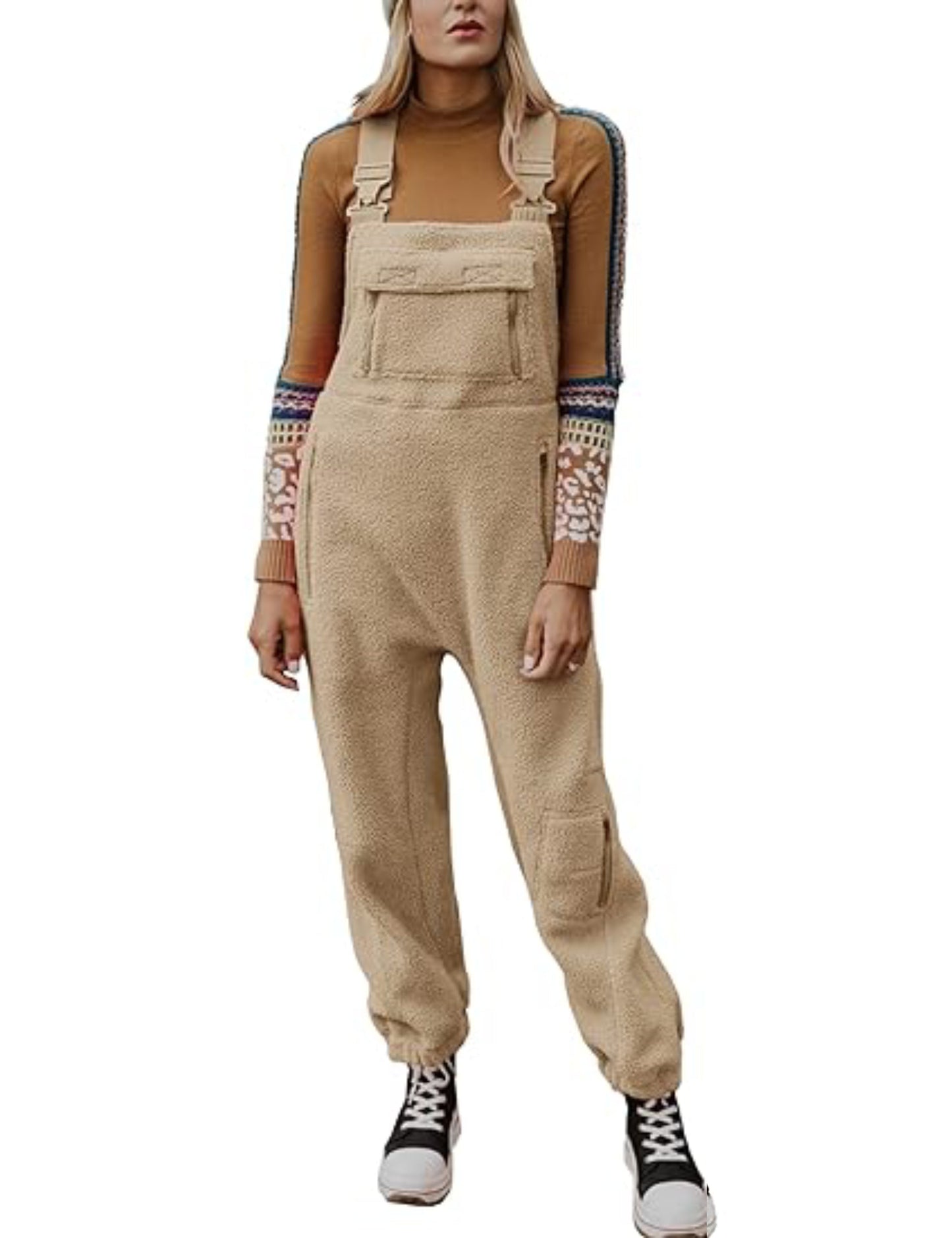 🔥Hot Sell 49% Off🔥2024 New Women's Warm Overalls Loose Casual Jumpsuits💥Buy 2 Free Shipping