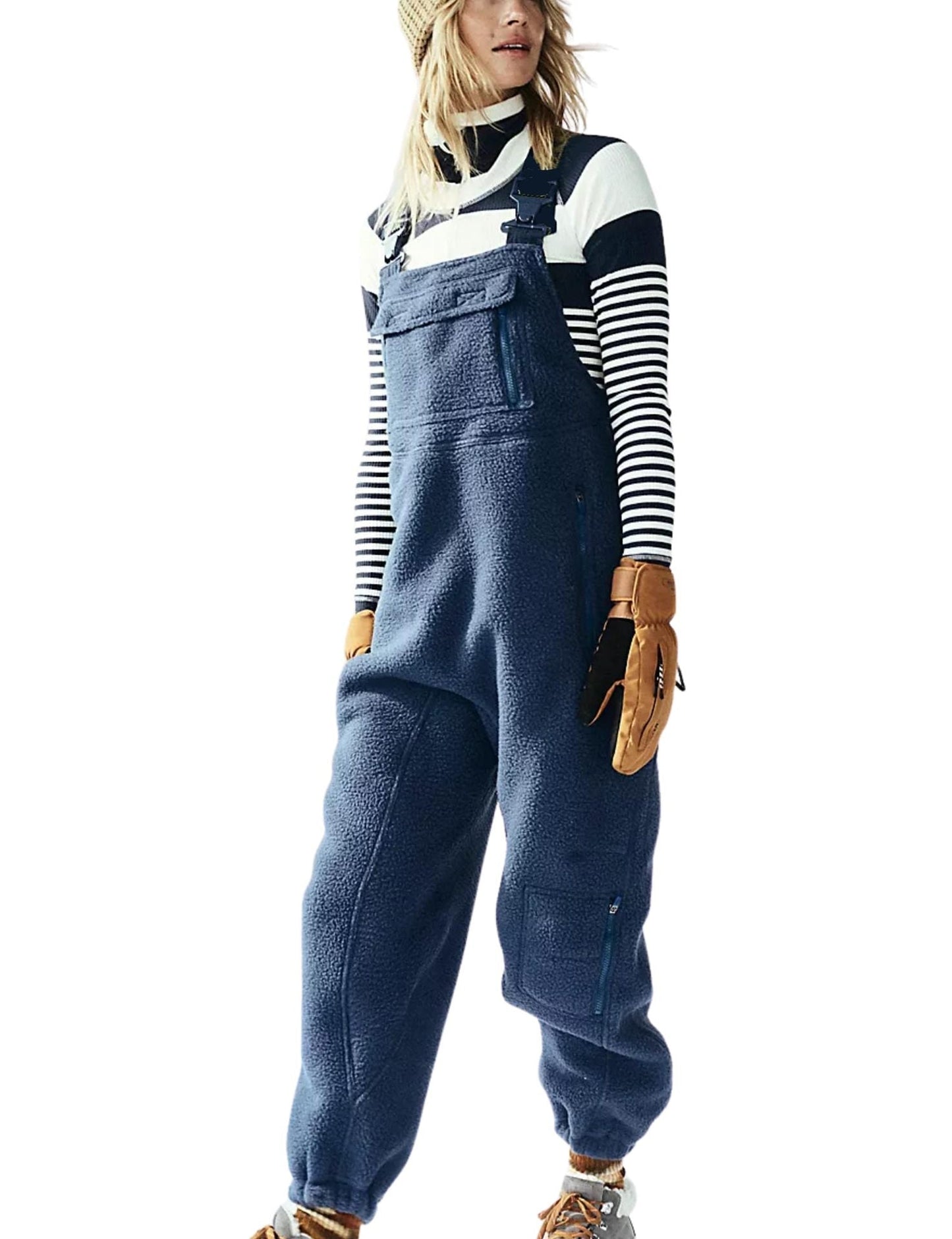 🔥Hot Sell 49% Off🔥2024 New Women's Warm Overalls Loose Casual Jumpsuits💥Buy 2 Free Shipping