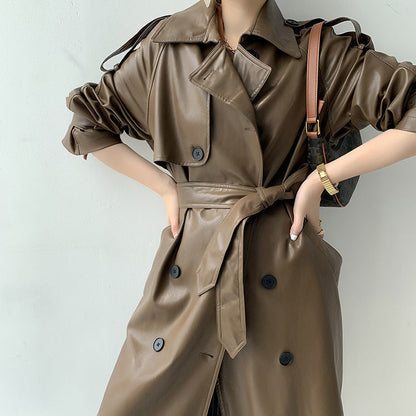 🌸Free Shipping--Early Black Friday Sale:50% OFF🌸Women's Vintage Leather Coat