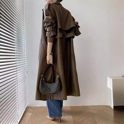 🌸Free Shipping--Early Black Friday Sale:50% OFF🌸Women's Vintage Leather Coat