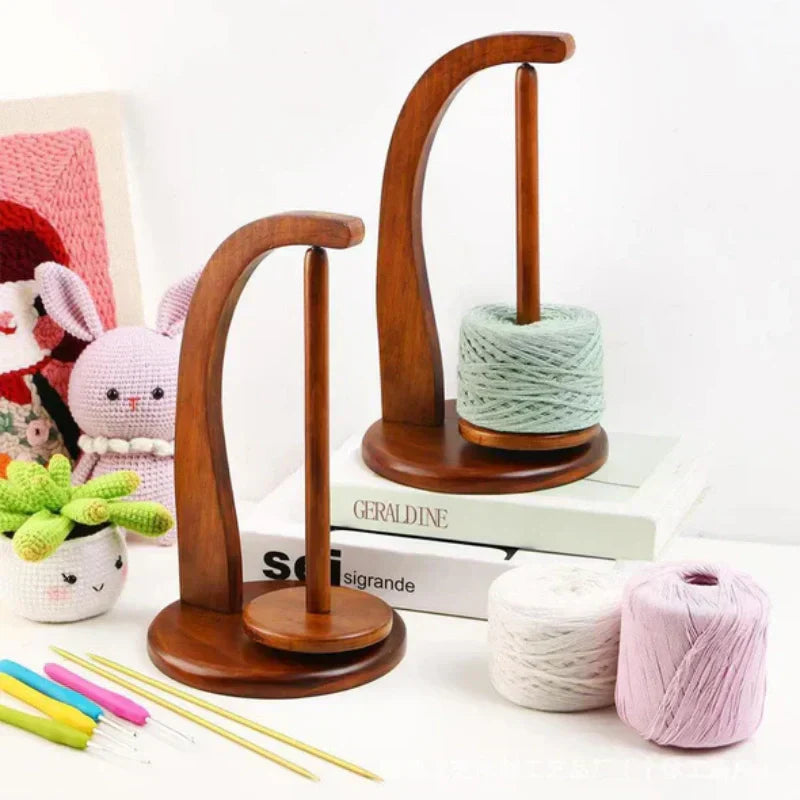 🍂Hot Sale 52% OFF🍂Wooden Yarn Spool Rack for Knitting Lovers