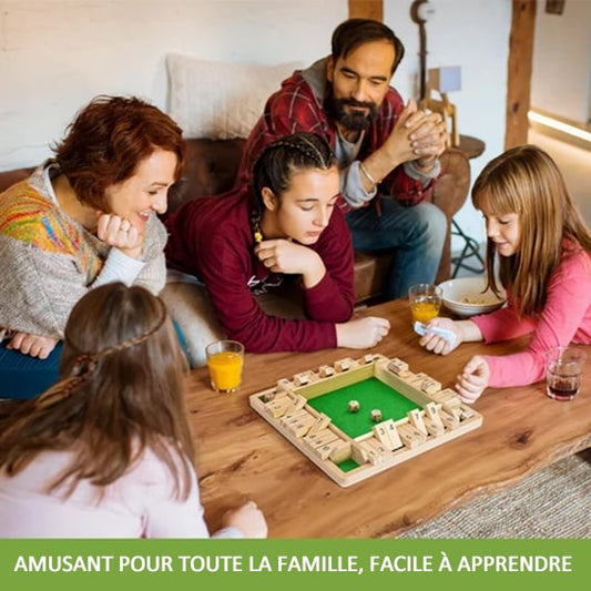 🔥Limited Time Promotion 50% OFF🔥FUN FAMILY GAMES - Shut The Box Board Game