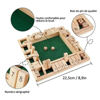 🔥Limited Time Promotion 50% OFF🔥FUN FAMILY GAMES - Shut The Box Board Game