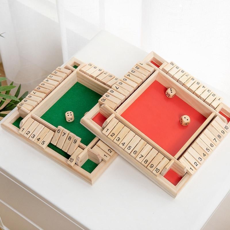 🔥Limited Time Promotion 50% OFF🔥FUN FAMILY GAMES - Shut The Box Board Game