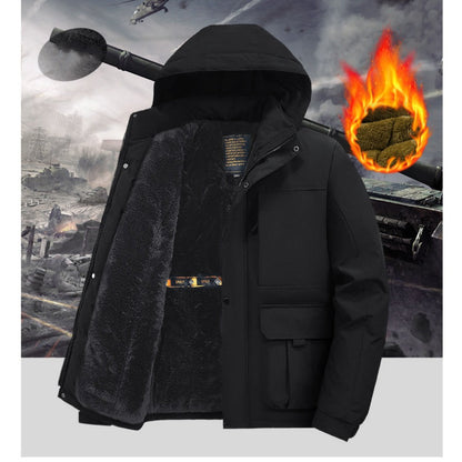 🎉Black Friday - Early Bird Price🎉Men's Warm Waterproof Hooded Jacket