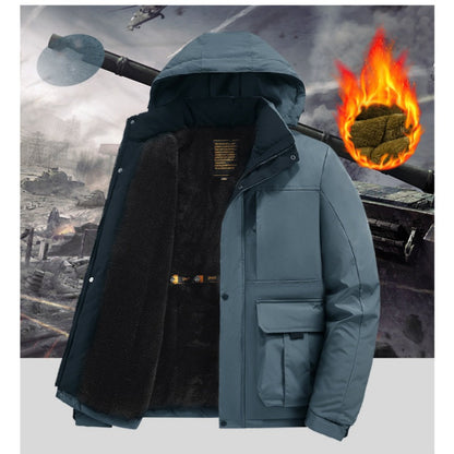 🎉Black Friday - Early Bird Price🎉Men's Warm Waterproof Hooded Jacket