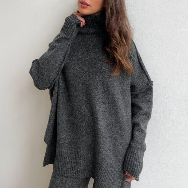 💥Black Friday Sales - 50% OFF💥Women's Casual Loose Knit 2-Piece Set