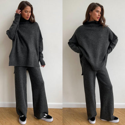 💥Black Friday Sales - 50% OFF💥Women's Casual Loose Knit 2-Piece Set