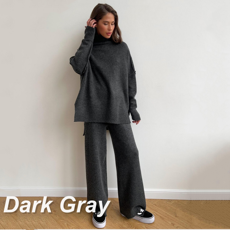 💥Black Friday Sales - 50% OFF💥Women's Casual Loose Knit 2-Piece Set