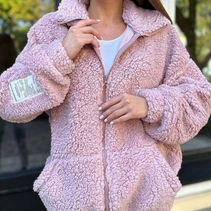 ❄️Winter Specials❄️ Women's Casual Faux Lamb Wool Coat