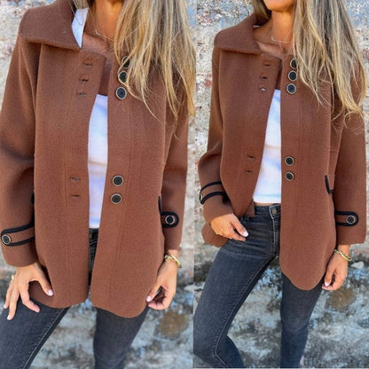 🎅Early Xmas Sales - 52% OFF🎄Women's Elegant Winter Warm Tweed Jacket