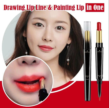 ❄️Christmas Pre-sa🎄🎄Drawing Lip Line and Painting Lip in One