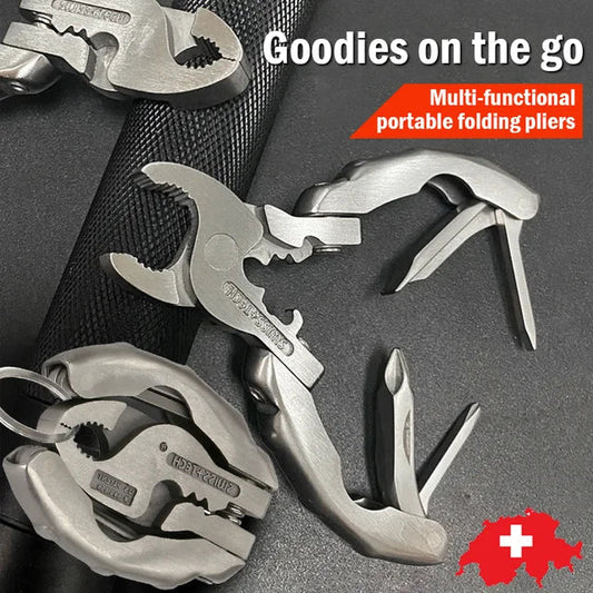 🎅Christmas Specials 55% OFF🎁🎄Mini 9-in-1 Multi-Purpose Stainless Steel Pliers