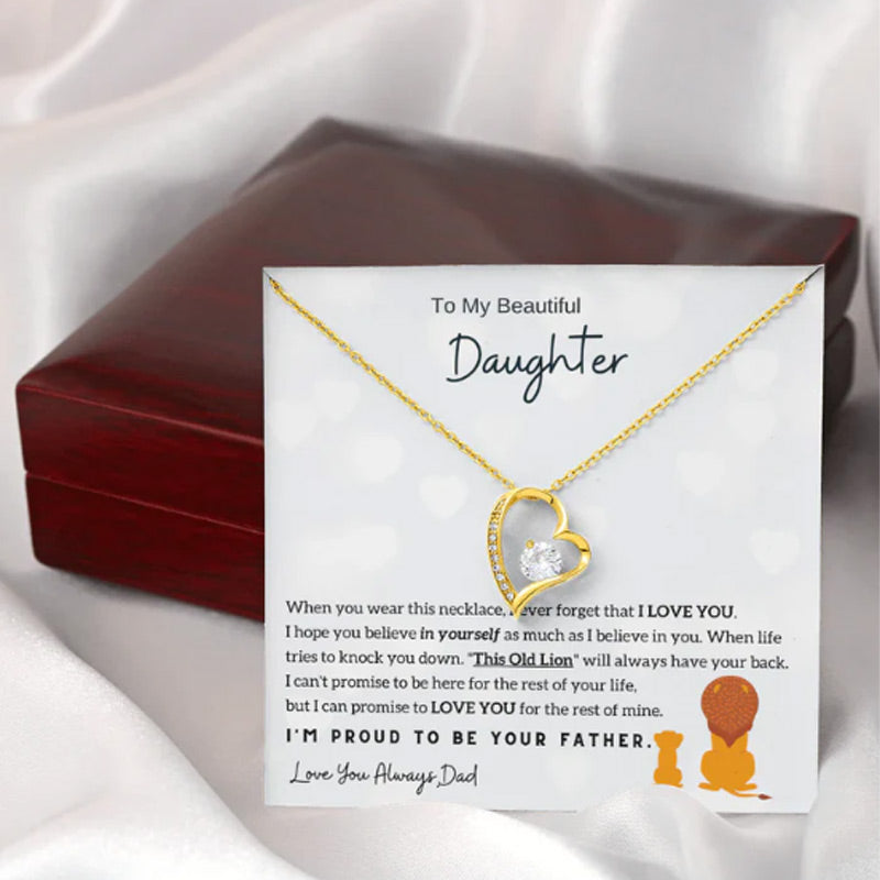 🎅Christmas gifts for the people who matter most to you🎁To My Daughter Necklace from Dad