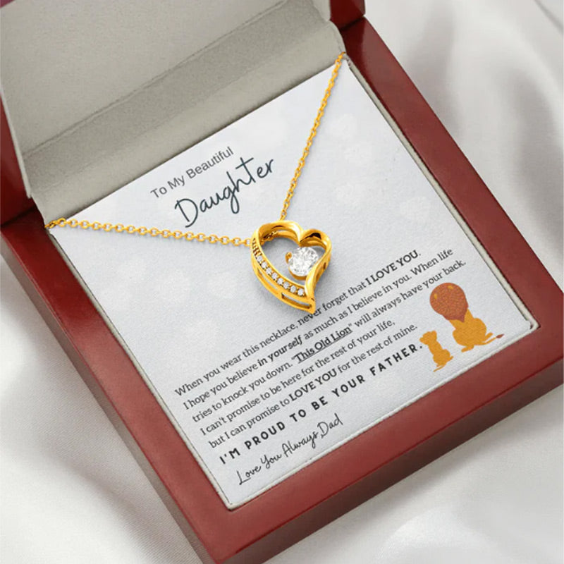 🎅Christmas gifts for the people who matter most to you🎁To My Daughter Necklace from Dad