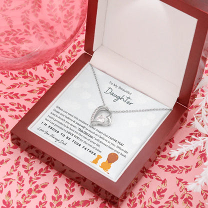 🎅Christmas gifts for the people who matter most to you🎁To My Daughter Necklace from Dad