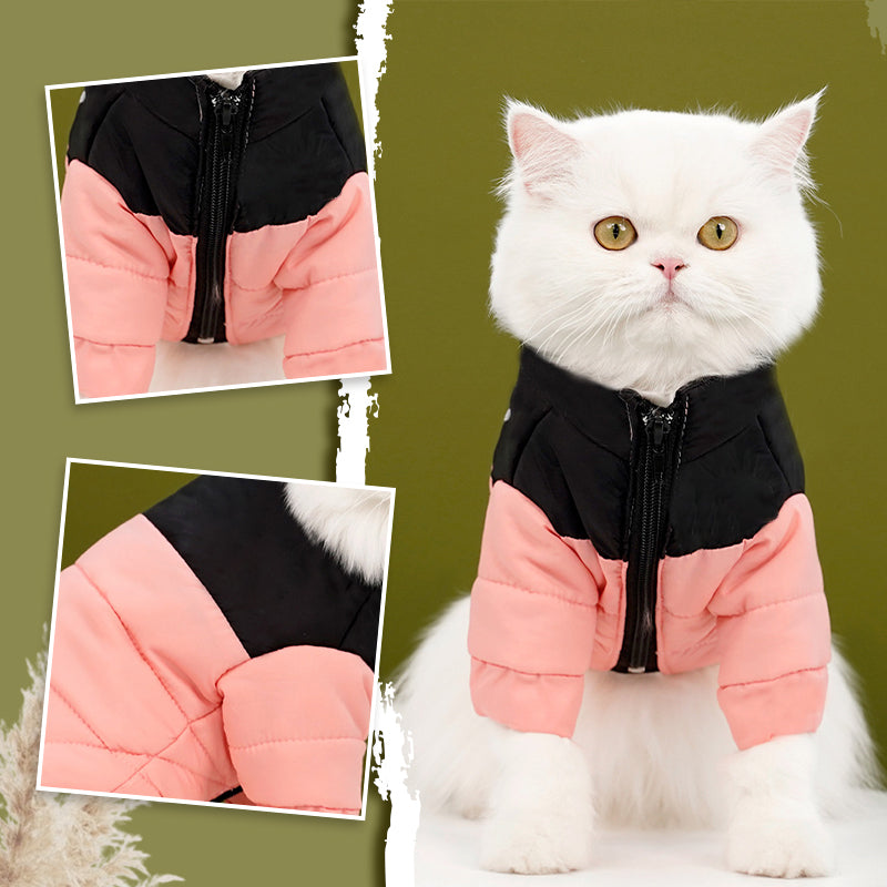 🔥60% OFF Christmas Sale🔥Warm Jacket with Zipper for Dogs & Cats